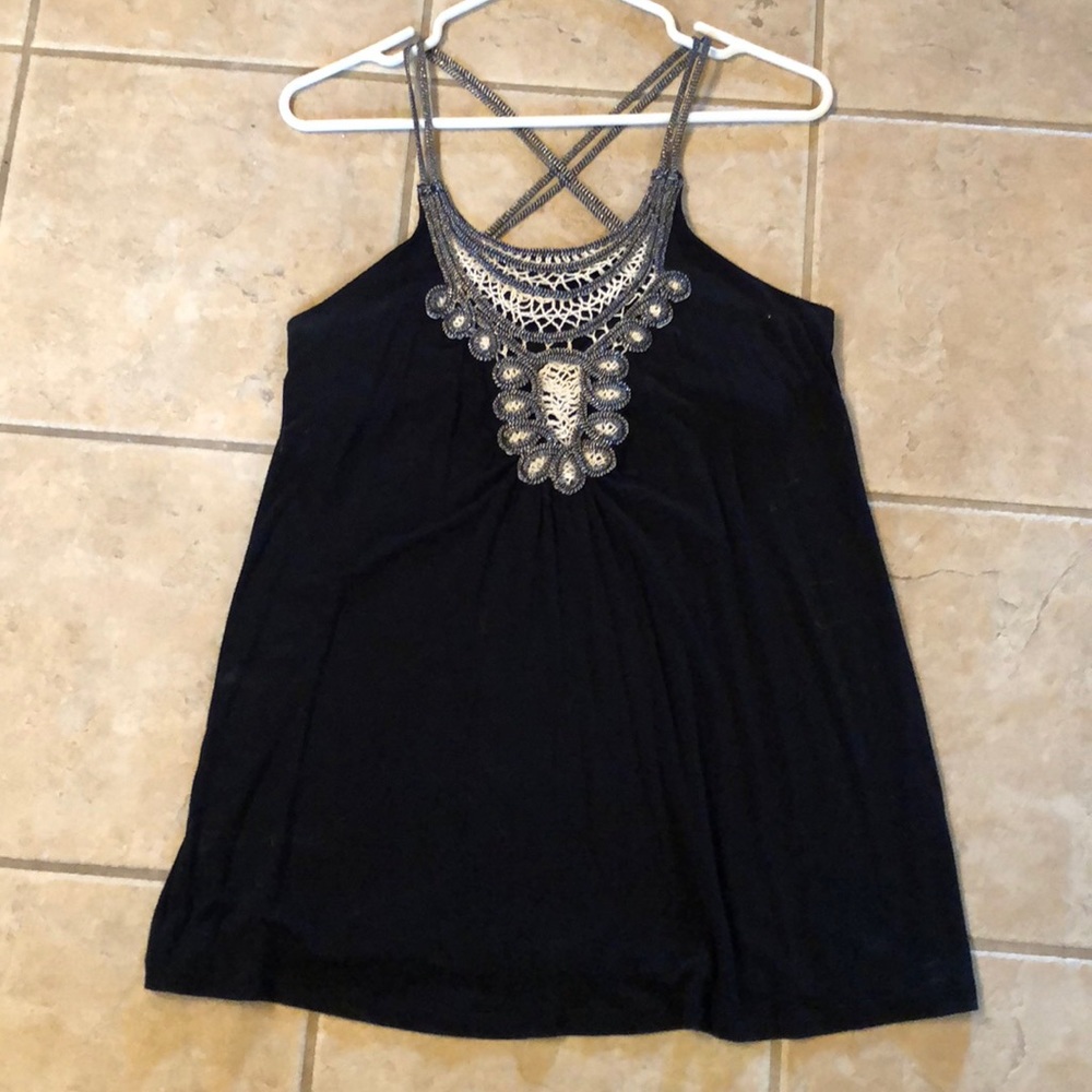 Spaghetti strap top. Size L.